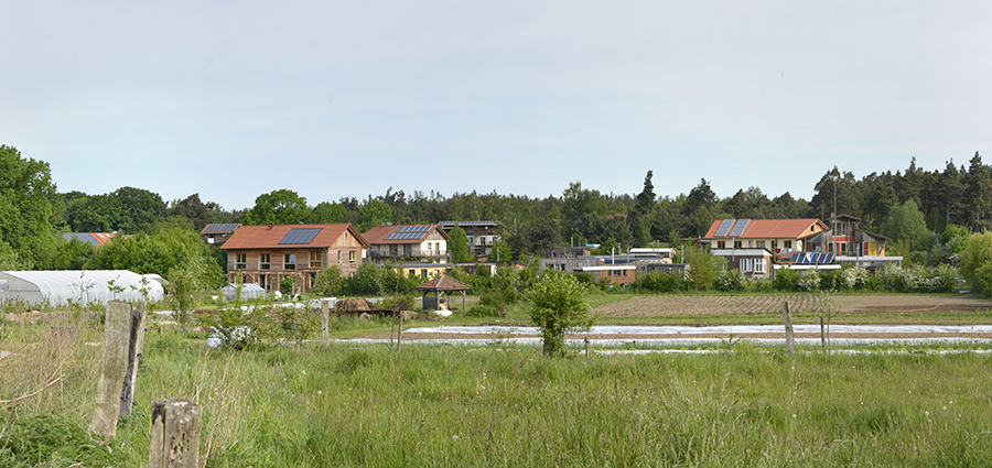 Ansicht vom Garten Sieben LInden