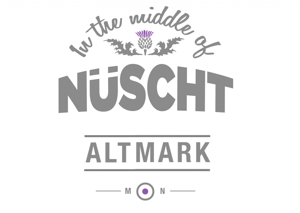 logo in the middle of nüscht