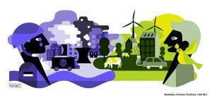 Illustration zweier Szenarien