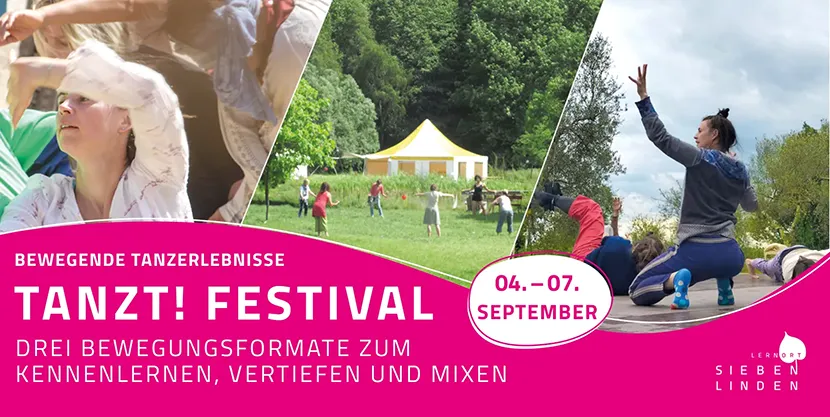 Banner für Tanzt!-Festival