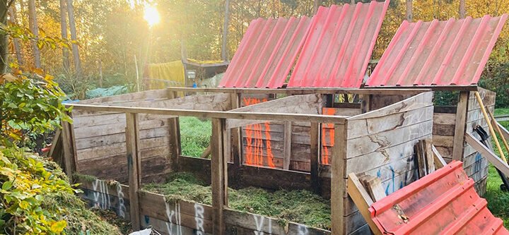 Kompostanlage in Sieben Linden