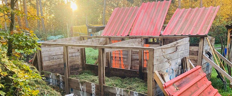 Kompostanlage in Sieben Linden