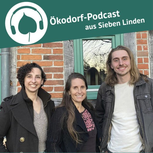 Podcast-Cover: Simone mit Jñana und Chris